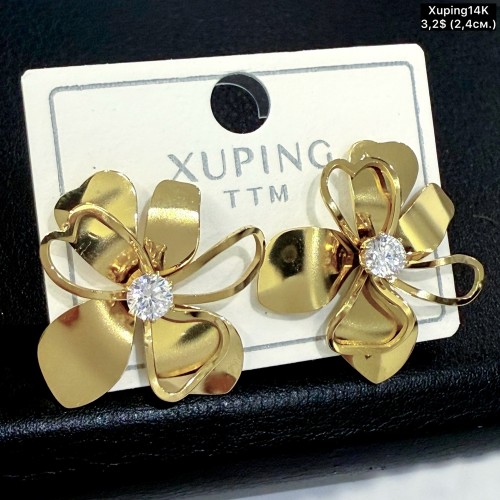 Сережки Xuping14К 10873 (2.4см)